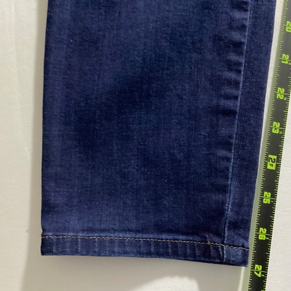 NYDJ Marilyn Straight Leg Jeans Dark Wash Size 10 Style MAJK2209D - Picture 7 of 10